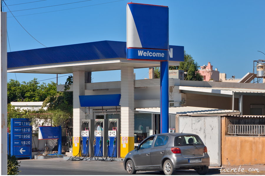 Стоимость бензина на Крите в 2026 году