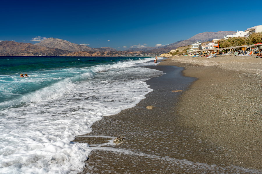 Пляж Каламаки на юге Крита