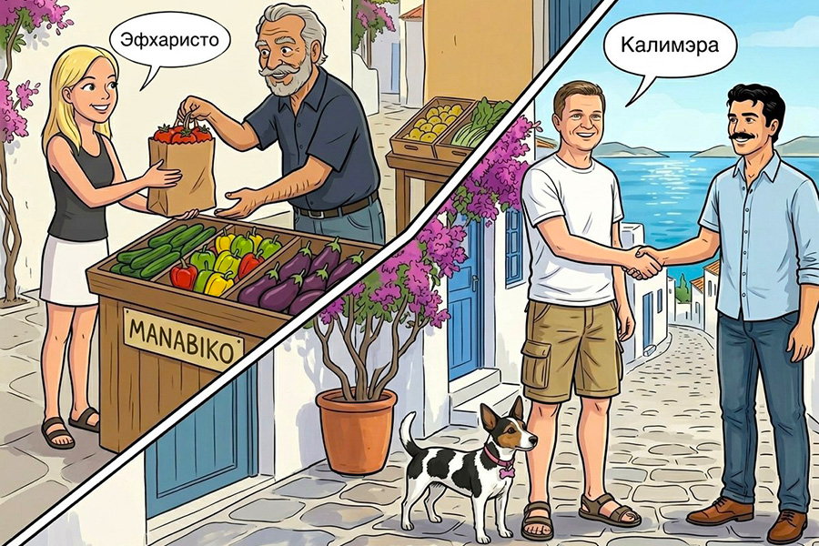 Русско-греческий разговорник