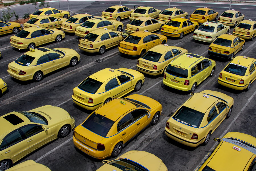 Такси на греческом острове Крит