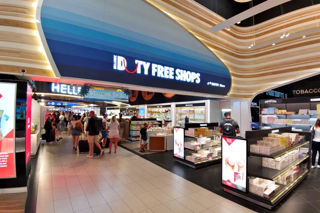 Магазин беспошлинной торговли (Duty Free) в аэропорту Ираклиона