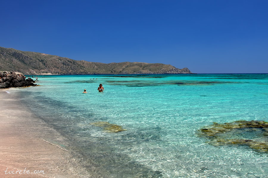 Море на острове Крит Пляж Элафониси (Западный Крит)